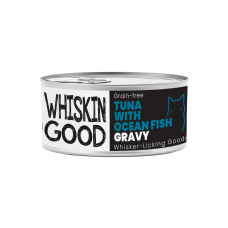 WhiskinGood Wet Food Tuna w/Ocean Fish Gravy 70g, 509083, cat Wet Food, WhiskinGood, cat Food, catsmart, Food, Wet Food